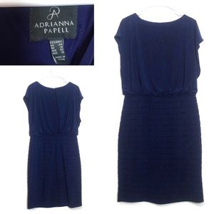 Adrianna Papell Peated Dress